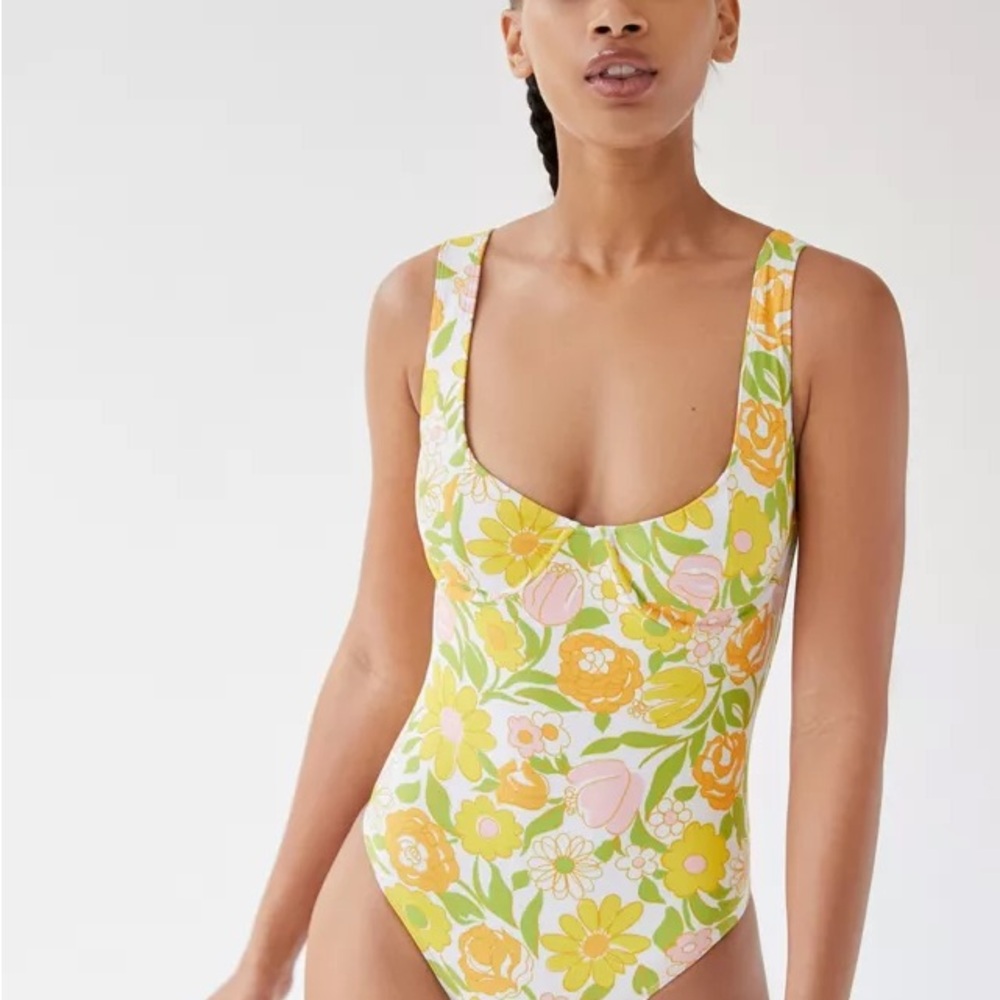 Faithfull The Brand Mona Underwire One-Piece Swimsuit